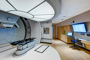 A photo of the Proton Therapy Center.